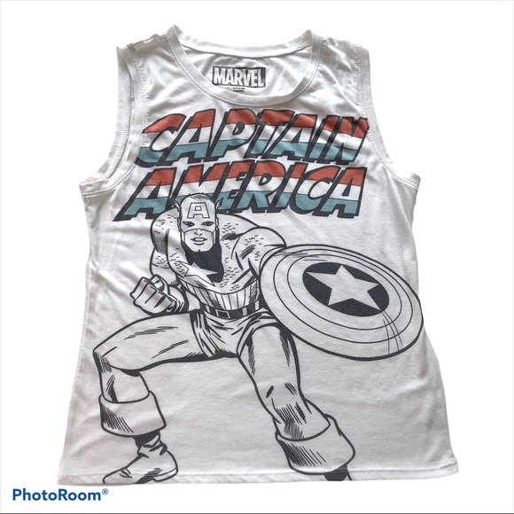Marvel Tops - MARVEL CAPTAIN AMERICA  Womens Tee L